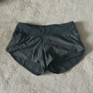 Lululemon Speed ups size 2 2.5 in inseam
